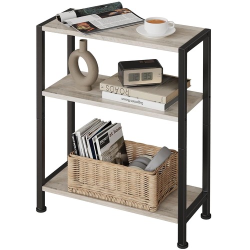 Greige tier side table - greige, 3-tier