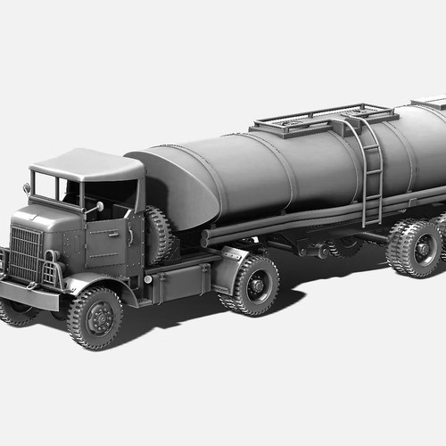 Autocar 7144 tractor with - autocar,