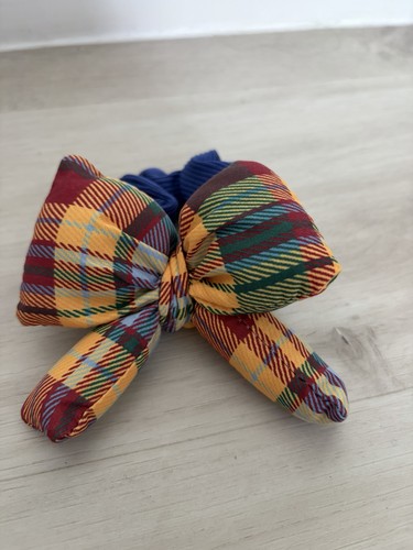 Color ribbon hair scrunchies - hair,