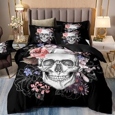 Skull Duvet Quilt Cover Set