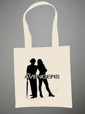 The Avengers Eco Shopper Tote Bag Diana Rigg John Steed
