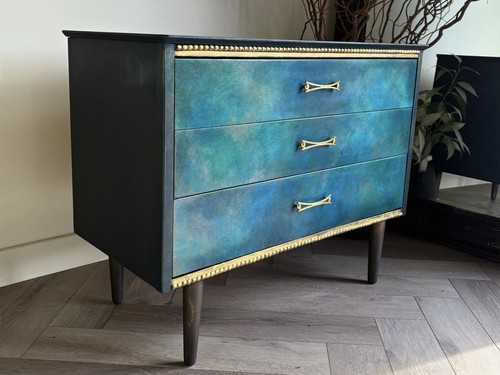 Vintage chest drawers hand - chest, of