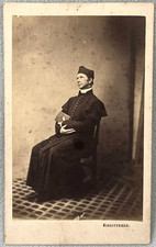 CDV BY APPS LEAMINGTON RELIGIOUS SEATED MAN ANTIQUE VICTORIAN PHOTO
