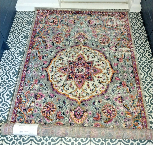 Nourison grey passion floral - nourison,