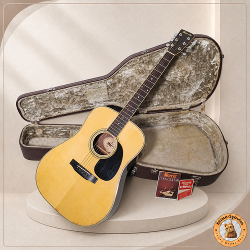 Morris acoustic guitar 25 - acoustic, w-25