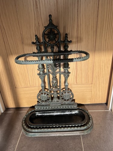 Antique french green cast - green, iron