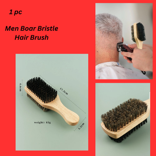 Men boar bristle hair brush - boar, |
