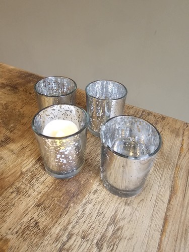 Glass tea light holders - 42,