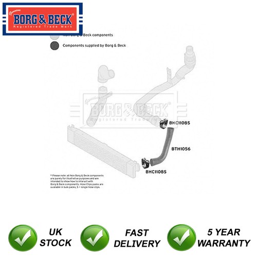 Turbo hose front - turbo, left