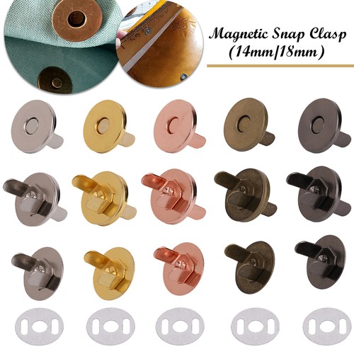 Round button magnetic - round, snap
