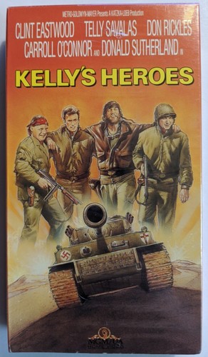 Kelly heroes vhs war - heroes, movie