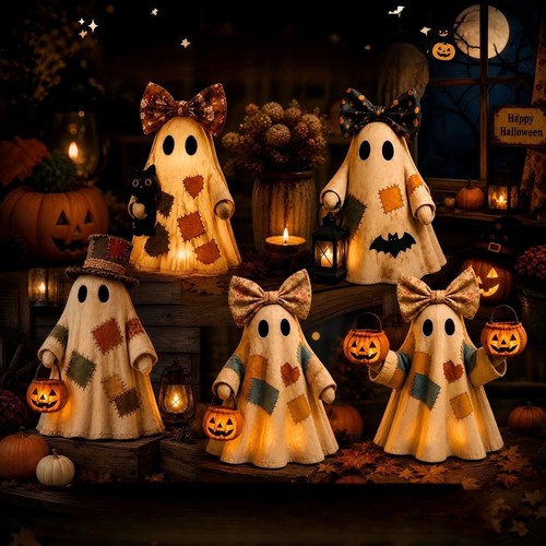 Halloween ghost holding - halloween,