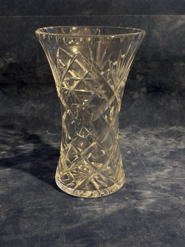 Cut glass vase inches - cut,