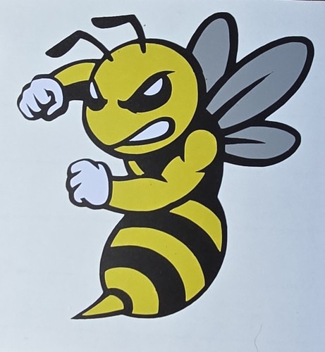 Angry wasp bee - angry, sticker