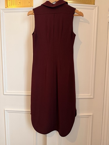 Karen millen burgundy collared - karen,