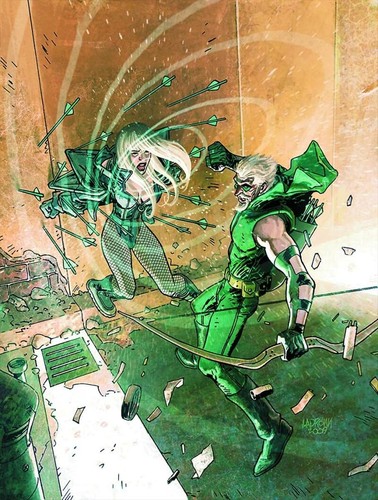 Green arrow black canary - green, arrow/black