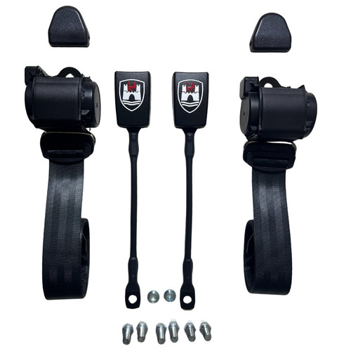 Seat belt black - fits, bug