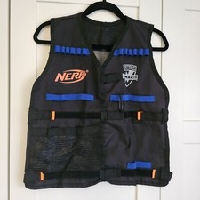 NERF N-Strike Elite Tactical Vest Adjustable Black Jacket Accessories