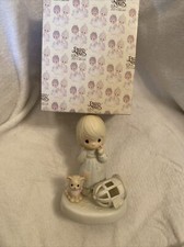 Enesco Precious Moments Figurine Ornament The Lord Giveth..