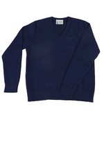School Jumper Unisex Boy Girl Plain Balmoral V Neck Jumper Easycare Classic