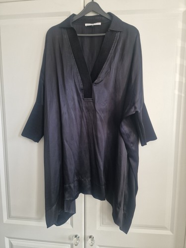 Adolfo dominguez black satin - black,