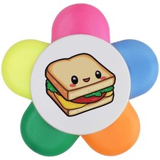 'Cute Happy Sandwich ' Flower Shape Highlighter Pen (HL00037066)