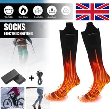 5000mAh Rechargeable Heated Socks for Men Women,Washable Electric Warming Sock