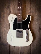 Fender Parts Caster signed by Status Quo's Rick Parfitt & Francis Rossi