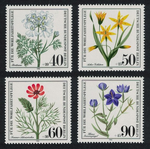 Berlin wild flowers - berlin, 4v