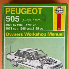 Haynes Peugeot 505 Workshop