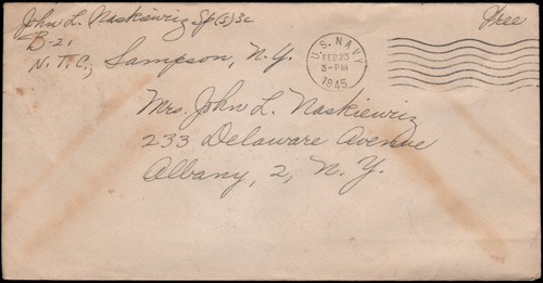 Wwii free franking albany - free,