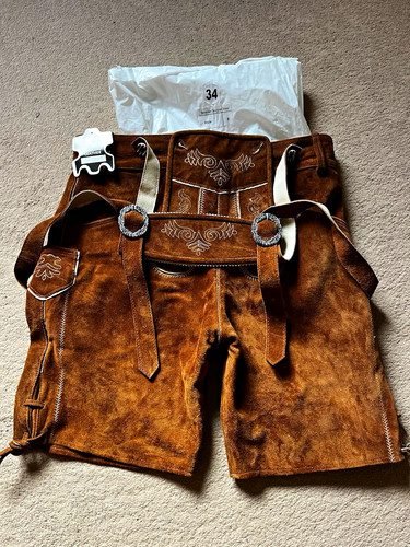Bavarian brown real leather - bavarian,