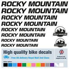 Rocky Mountain bike decals