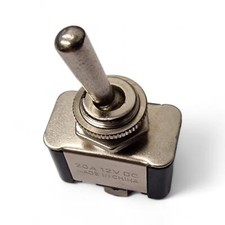 Durite 12V 20 Amp Metal Toggle