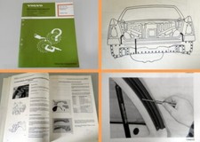 Workshop Manual Volvo 740 760 780 940 960 Body Glazing Sheet Metal Parts