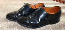 Tecnic Military Officer England Dress Shoes Size 6 Leather Soles Ex Condition