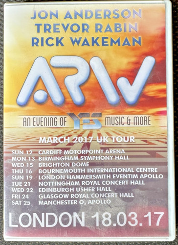 Dvd arw live in - arw, (yes)