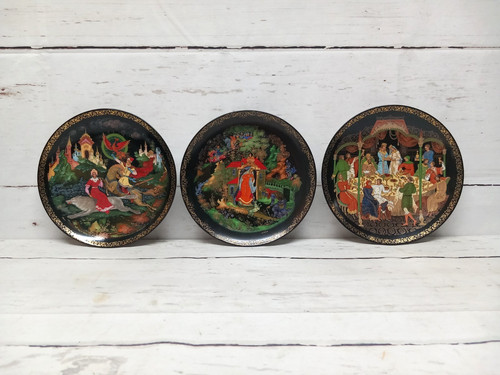 Tianex decorative plate set - 3x,