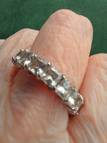 Rhodium coated silver full - silver,