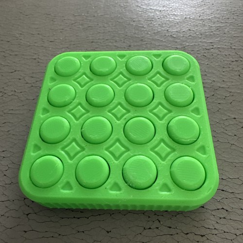 Printed bubble popper - printed,