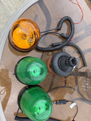 Magnetic led amber strobe - led,