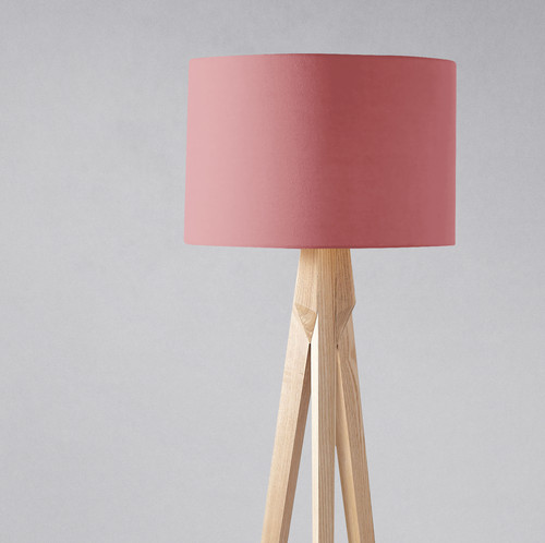 Plain terracotta lampshade - plain,