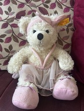 Vintage Retired Steiff Ballerina Lotte Bear Plush 