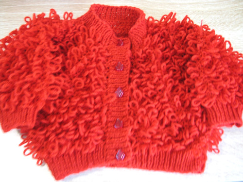 Loopy hand knitted - hand, girls