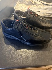 Prada america cup black patent