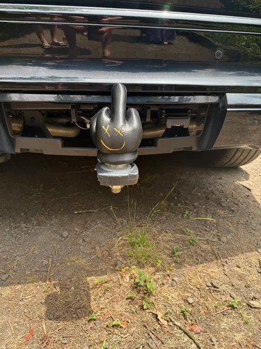 Middle finger tow hitch - tow,