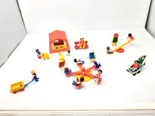 Vintage 1980's Playmobil 3497/3416, 3308 Playground & Roundabout  & - incomplete