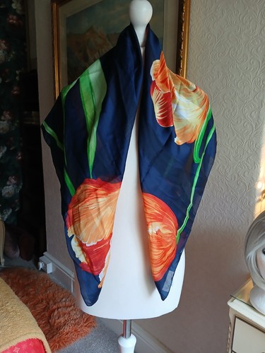 Scarf vtg italian - italian, bold