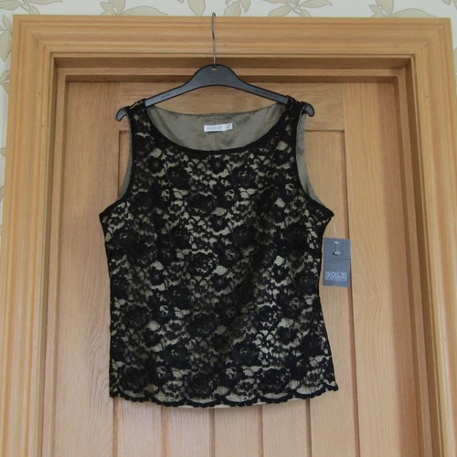 Gold michael black floral - black,