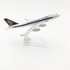 1/400 Singapore Airlines Civil Aircraft Model Aviation Plane Ornaments Display c